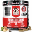 Old School Labs Testosteron supplement til mænd - Max Potency Tongkat Ali med BioPerine ® til Max Absorption, Understøtter muskler, Styrke, Inddrivelse, Drive & Stamina - Turkesterone, 120 kapsler