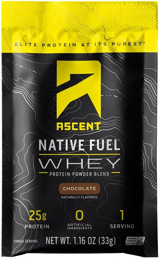 Aduft Native Fuel Whey Protein Powder - Chokolade - 15 enkelt serveringspakker
