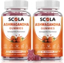 Ashwagandha Gummies, Rolig Gummies med Ashwagandha Root Extract Vitamin D Zink, Ashwagandha tillæg for søvn stress balance, Vegan, Non- GMO, Gluten- Free, 120 Greve