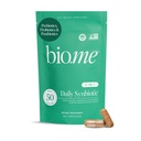 Synbiotisk 3- in-1 Prebiotika, Probiotika & Postbiotika til fordøjelsessygdomme, Gut Health, immunforsvar og bloating Relief for mænd og kvinder - 50 milliarder CFU Per Servering - Vegan, 60 kapsler (30 Servere)