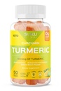 SUKU Turkmenisk Curcumin Sugar Free Gummies med 1003mg gurkemeje - Black Pepper beskytter lever, forbedrer fordøjelse, inflammation reaktion & fælles sundhed - Lemon Lime Flavour (50 Gummies)