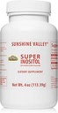 Sunshine Valley ® Super Inositol, vitamin B8 pulver Kosttilskud, Natural PCOS Fertilitet Supplement, Hormonal Balance & Sund Ovarie Function Support - 4 oz