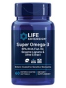 Life Extension Super Omega-3 EPA / DHA Fish Oil, Sesame Lignans & Olive Extract - Heart Health, Brain Health, Inflammation Health Support, Gluten- Free, Englic- Coated, Non- GMO, 60 Softgels