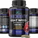 Horny Geat Weed Extra Strength -120 Kapsler w. Maca, L- arginin, Ginseng - Boost Desire, Performance, Stamina, Energy, Non- GMO Formel, 120 Kapsler