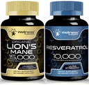 WELLENess LABSRX Resveratrol kapsler 10000 - Lions Mane supplement kapsler