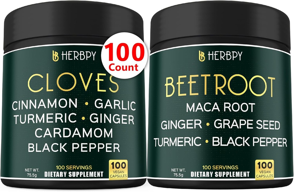Bundle 7in1 Cloves Supplement & 6in1 Beet Root Capsules
