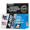 BPI Sports A- HD Elite - Mænds kraftfulde Testosteron Booster for Stamina, Styrke, Seksuel Support - Understøtter Muskel, Libido & Metabolisme - Natural Testosteron Supplement - 30 Servering - 500mg