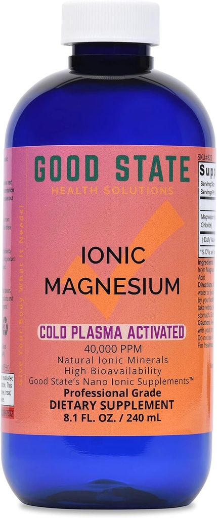 Cold Plasma- Aktiveret flydende ionisk Magnesium- 124; 100 mg pr Servering - 124; 96 Servering