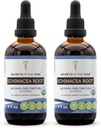 Echinacea Root USDA Organic Tincture Yep 124; Alkohol- Free Extract, High- Potency Herbal Drops, Immunsystemet Health Yep 124; Lavet af 100% Certificeret Organic Echinacea Root (Echinacea Purpurea) 2x4 oz