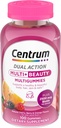 Centrum MultiGummies Multi + Beauty Dual Action Multivitamin, specielt designet med biotin til sundt hår, hud og negle, Cherry / Berry / Orange Arme - 100 Greve