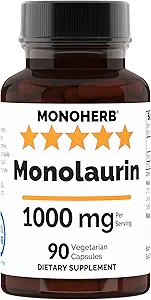 Monolaurin 1000 mg per kapsel - 90 Veg kapsler