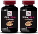 Plant-Based Energy Source - MUIRA PUAMA BARK EXTRACT - Balanced Power Surge, Herbal Drive Activation, Routine Energizer, Endurance Recharge, Adventure Readiness, Power Source 2 Bottles 120 Capsules