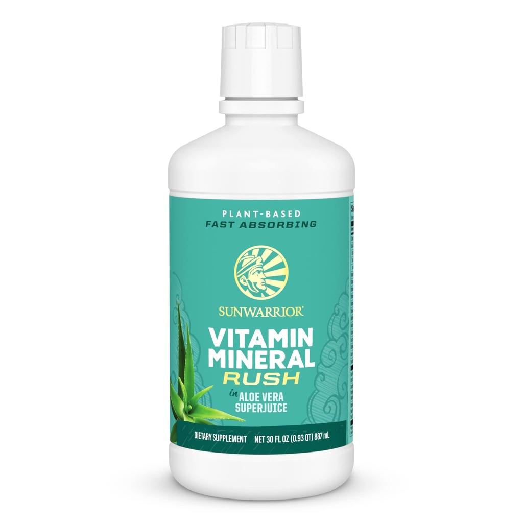 Sunwarrian Liquid Multivitamin Kosttilskud & mineral Vegan Plant- Baseret med Aloe Vera for mænd og kvinder