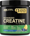 Optimum Nutrition Micronized Creatine Monohydrate Powder, Blueberry Lemonade Creatine, 60 Servings, 360 Grams (Packaging May Vary)