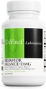 DAVINCI Labs Behavior Balance- DMG - Kosttilskud til støtte Klarhed, sociale færdigheder, stress coping, og immunforsvar * - med vitamin E, B6, zink og mere - Glutenfri - 120 Vegetariske kapsler