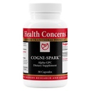 Sundhed Bekymringer Cogni- Spark - Brain Support for Memory, Fokus og Mental Klarhed - Alpha- GPC Cholin Supplement for Cognition, Nerve Funktion & Longevity - Kognitiv Health Formel - 30 kapsler