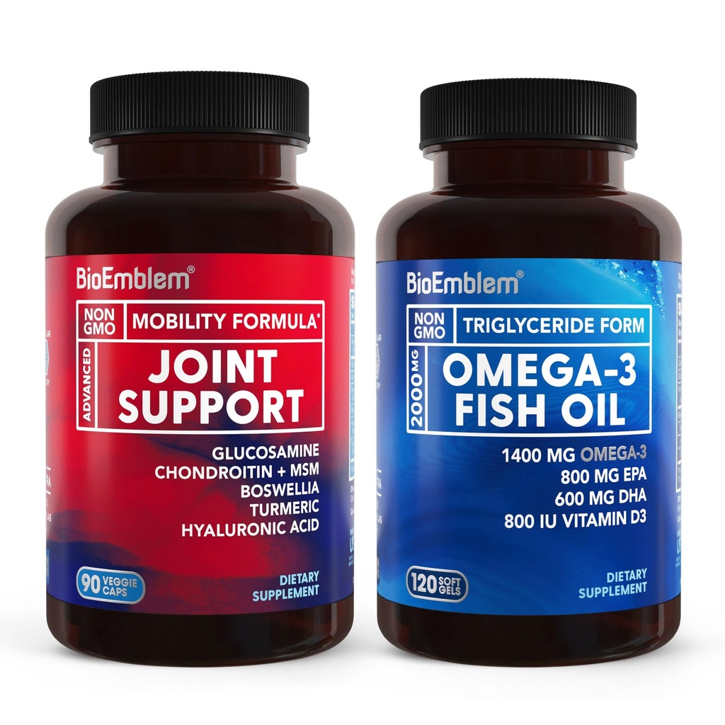 Bioemblem Omega-3 Fish Oil 2000mg og fælles støtte