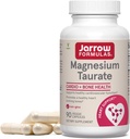 Jarrow Formulas Magnesium Taurate, Kosttilskud, Understøtter Cardio og Bone Sundhed, 300 mg per Servering, 90 Veggie kapsler, Op til en 30 dages forsyning