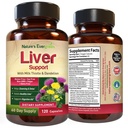 Lever Cleanse Detox & Reparation af 124; Herbal Lever Support w / 20 + Lever sundhed næringsstoffer, Mælk tidsel, gurkemeje, Ingefær, Mælkebøtte, Zink, Artiskok & mere for Optimal Lever Support