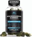 EFFEKTIV NUTRA Ashwagandha Gummies 1500mg Gummies 124; Stress Relief, Immunstøtte, Calm Mood, Energi 124; Natural Berry Flavor 124; 45-Day Supply 124; Vegan, Gluten- Free, Non- GROMLE 124; Supplement for mænd og kvinder (90ct)