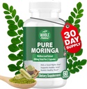 Moringa Capsules, 800mg Organic Moringa Oleifera Leaves Powder Superfood Greens Pure Moringa Pills is A Vegan, Non-GMO Energy Increase and Keep Healthy Supplement