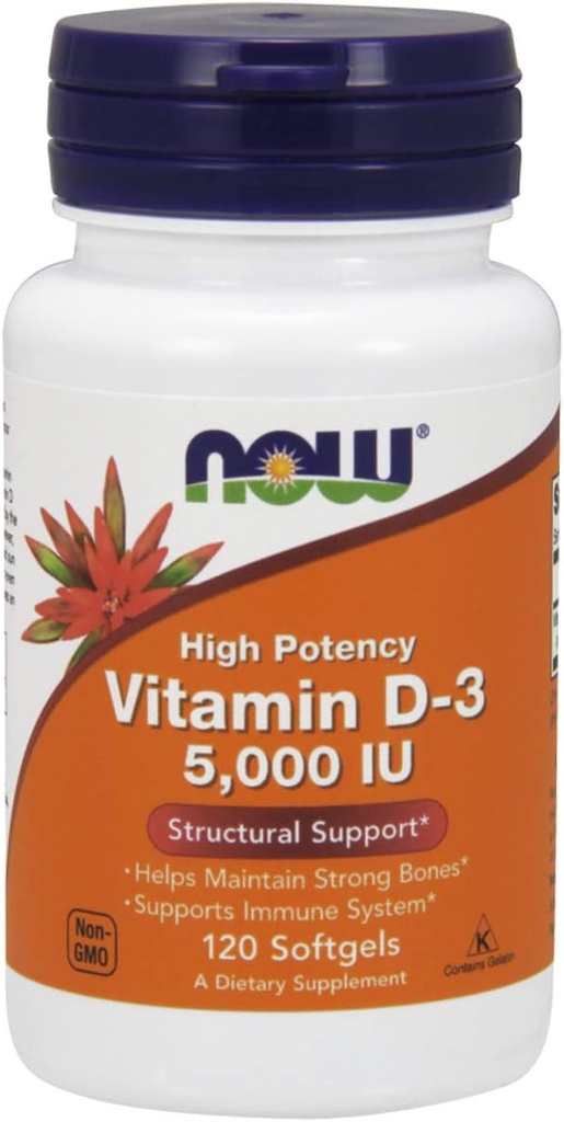 NU D3- vitamin 5000 IE, 120 Softgels
