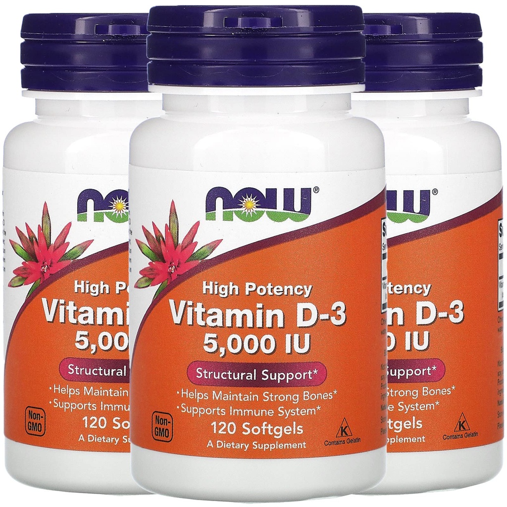 NU D3- vitamin 5000 IE, 120 Softgels