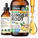 BIO KRAUTER Ingefær Root Extract - Natural Ingefær Kosttilskud til Samlet Wellness - Alkohol og sukker fri - Vegansk Drops 4 Fl.Oz.