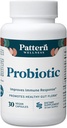 Mønster Wellness Probiotic Supplement - 51 Millioner CFU - Understøtter fordøjelsesbalance & Gut Wellness - Mindfully Sourced, Non- GMO - 30 Veganske kapsler