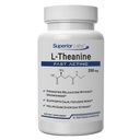Superior Labs L- Theanine 250 mg kapsler, Pure Non- GMO suntheanin, Filler- Free, fremmer afslapning & Stress Relief, understøtter sund søvn, forbedret fokus og opmærksomhed, høj absorption, 90 Veg Caps