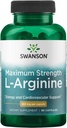 Swanson Aminosyre Super- Strength L- Arginin 850 Milligram 90 Kapsler