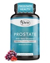 Pure by Nature Prostata Supplement for mænd, Beta sitosterol prostata sundhed supplement med zink til urinveje støtte, Nemt hyppig vandladning & forbedret søvn, Gluten- fri, Non- GMO 90 kapsler