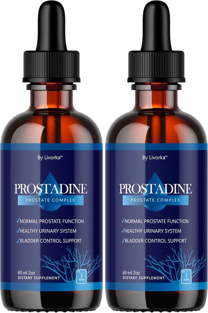 (2 Pack) Prostadine Drops - Official Drop Formel Prostadine for Mænd, Prostadine Anmeldelser, Prostadine Supplement, Prostadine Natural Liquid Support, Prostadine Drop Formel, 2 flasker til 2 Måneder