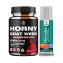Bundle of Horny Geat Weed for mænd - Ekstra styrke Mand tillæg, og Lidocain Desensitizing Topical Spray Climax Kontrol for længere holdbarhed ydeevne - Boost Endurance og Stamina Fast Functing