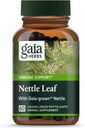 Gaia urter Stinging Nettle Leaf - Luftveje og immunforsvar * - tillæg med Stinging Nettle Leaf Extract - Vegan, Gluten- Free, Soy- Free - 60 flydende Phyto- Caps (30 Servere)