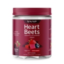 Snap Supplements Heart Beets Organic Beet Root Soft Chews, Cardiovaskulær Support for Mænd & Kvinder, CoQ10 & Red Spinach, Heart Health & Circulation Support, Sugar Free, Blandet Berry, 60 Chews