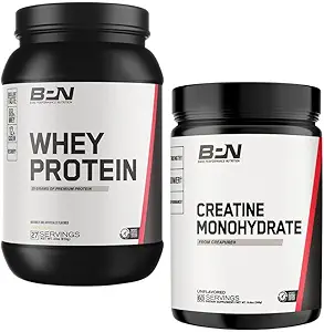BPN Creatine Monohydrat & Whey Vanilla Protein Powder Bundle