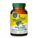 MegaFood One Daily Herre Multivitaminer - Multivitamin til mænd - C-vitamin, D3-vitamin og B12-vitamin - Muskel, Energi Metabolisme og immunforsvar - Vegetarisk, Gluten Free - 60 tabletter, 60 servering