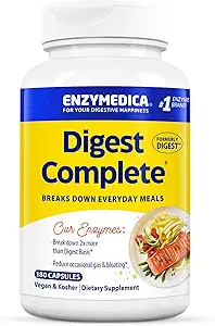 Enzymedica Digest, Full- Range, Everyday fordøjelsesenzymer, Tilbud Fast- Fungerende Gas & Bloating Relief, 180 Greve (FFP)