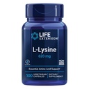 Life Extension NAC 600mg Antioxidant Immunstøtte & L- Lysin 620mg for Sund Stress Response 100 Kapsler Bundle