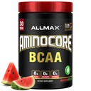 ALLMAX Nutrition AMINOCORE BCAA - 8G BCAA - 100% Pure Branch Kædede Aminosyrer - Gluten Free - Watermelon - 315 Gram