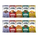 Laird Superfood Functional Protein Bars - Protein Bar, men bedre med rigtige ingredienser, Funktionelle svampe 10g Plantbaserede Protein, 6g Fiber - non-GMO - 5 Flavor Variety Pack, 10 Greve (Pack of 1)
