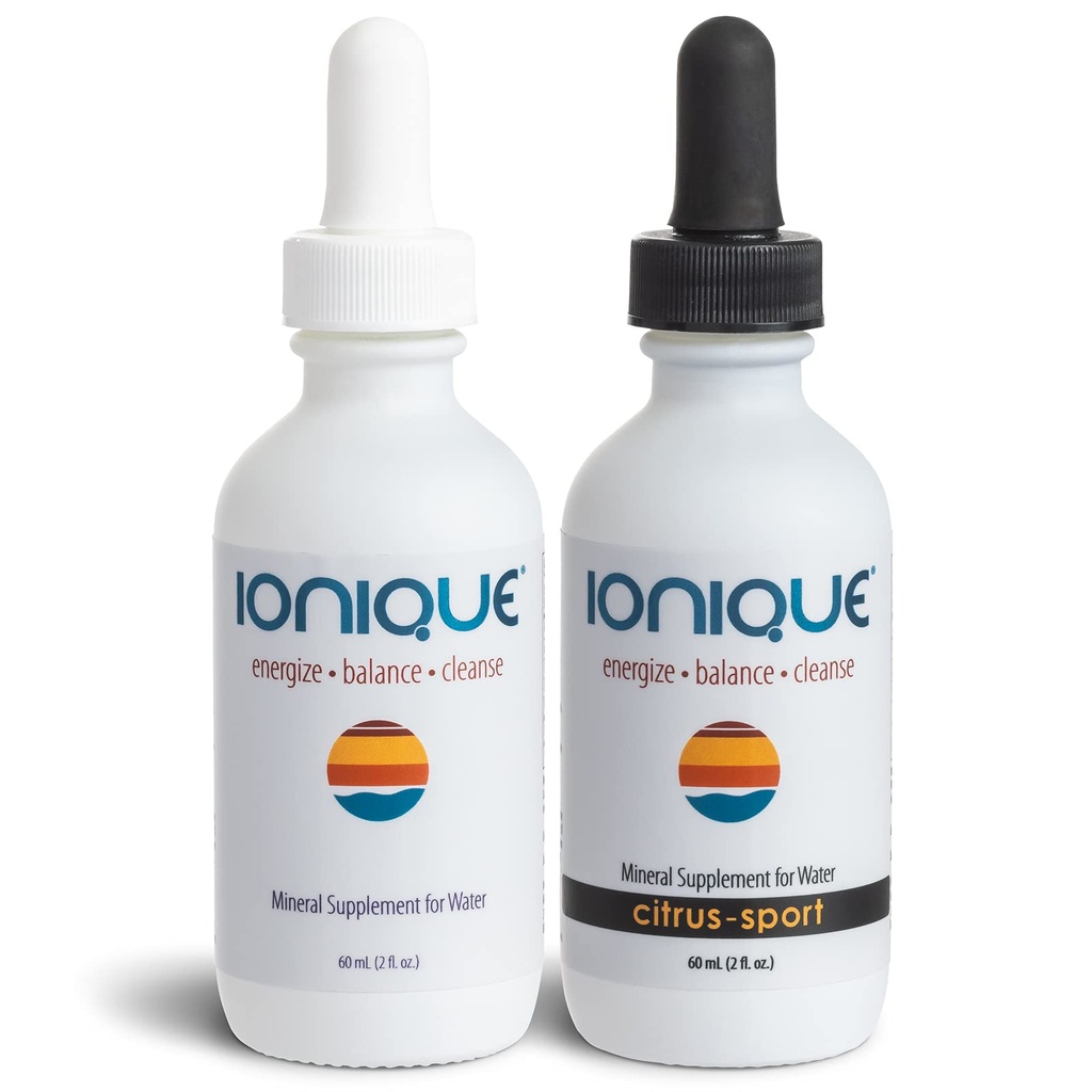 Mineral supplement til vand - Make Ultra-Premium Mineral vand - Magnesium, Sporing Mineral & Electrolyte Hydration System, Mineralize Filtret og RO vand, To 2 oz flasker flydende dråber