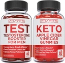 Atlantis Nutrition Testosteron Booster 60 Gummies + Keto Apple Cider Vincipes 60 Gummies