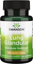 Swanson Raw Lung Glandulær 250 Milligram 60 Kapsler