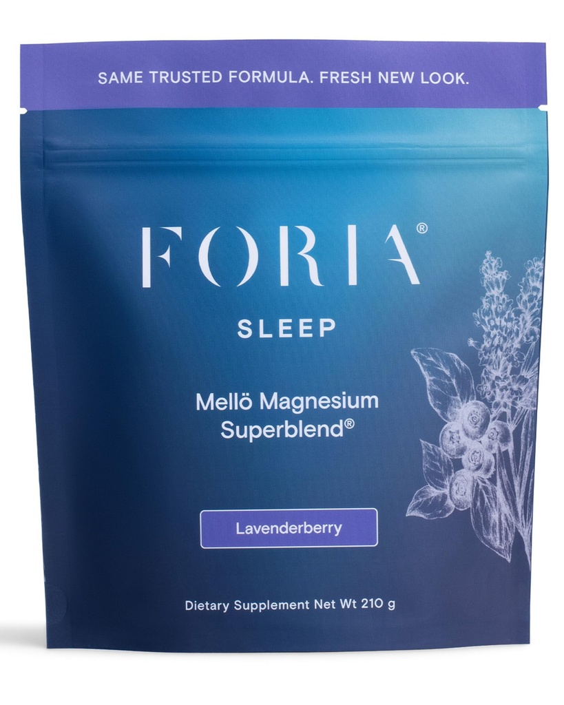 Mezzogiorno Magnesium Supplement Superblend Powder - Magnesium Glycinate med L- Theanin, GABA og 70 Trace Minerals - Understøtter søvn, afspænding, balanceret energi - Lavenderberry Flavor, 30 Serveringer