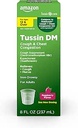 Grundlæggende pleje Tussin Cough Plus Chest Congestion DM Syrup, Raspberry Flavor, 8 fl oz (pakke med 1)