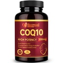 CoQ10 200mg Softgels med PQQ & Omega 3, Maksimal Absorption Coenzym Q10, Kraftfuld Antioxidant til Heart & Energy Health, 120 Count, 4 måneders forsyning, Non- GMO