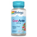 SOLARAY CranActin Cranberry Extract 400 mg - Cranberry Kosttilskud til kvinder og mænd - Bstige og Urinary Tract Health Support med C-vitamin - Vegan, 60- Day Garanti, 30 Servere, 30 VegCaps