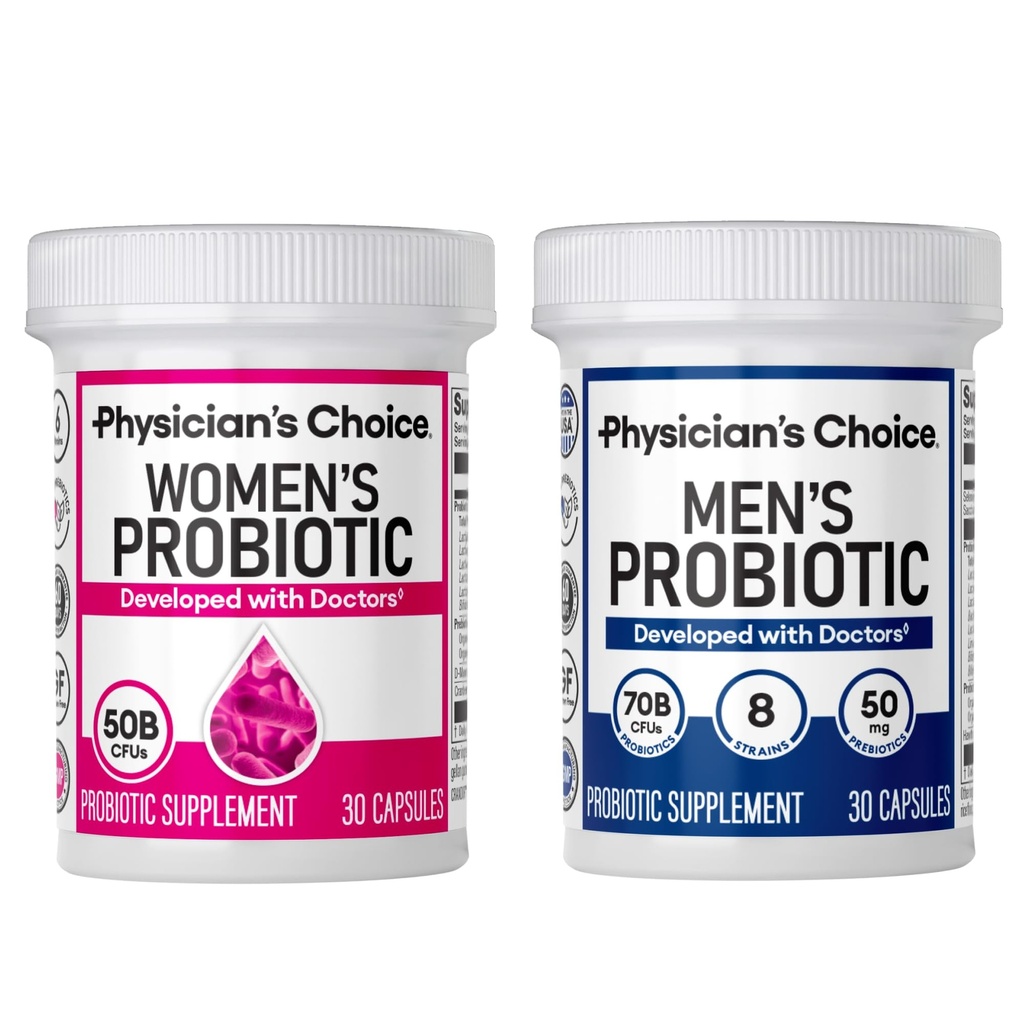 Hans & Hendes Probiotiske Bundle - Herre Probiotic (30ct) + Dame Probiotic (30ct)